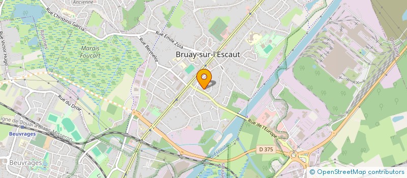 localisation de l'entreprise MADAME CATHY DEVELAY  BRUAY-SUR-L'ESCAUT