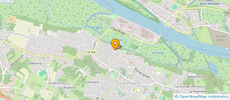 localisation de l'entreprise MADAME CATHY DORE  LA MONTAGNE