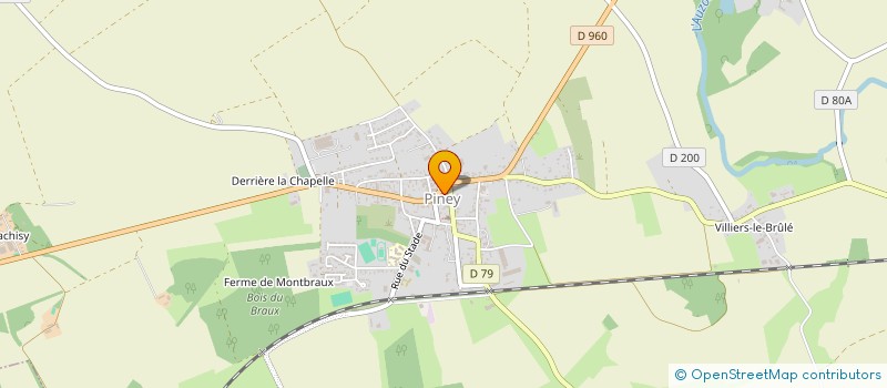 localisation de l'entreprise MADAME CATHY DOREY  PINEY