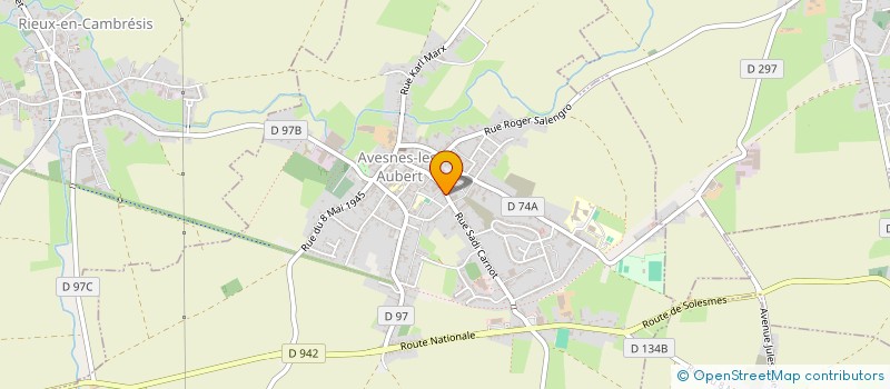 localisation de l'entreprise MADAME CATHY DOUAY à AVESNES-LES-AUBERT
