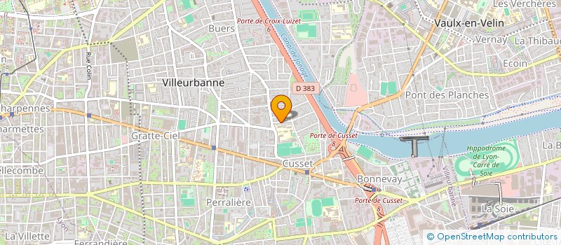 localisation de l'entreprise MADAME CATHY DUBOIS à VILLEURBANNE