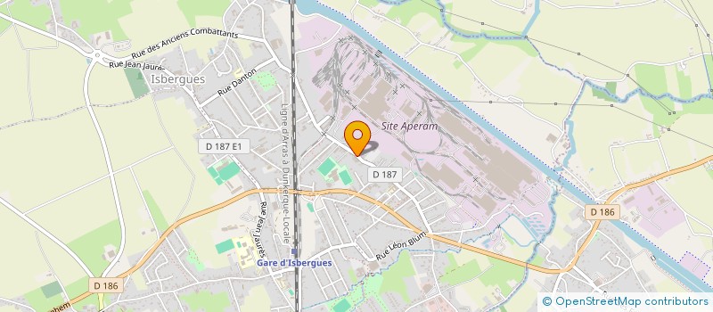 localisation de l'entreprise MADAME CATHY DUBOIS  ISBERGUES