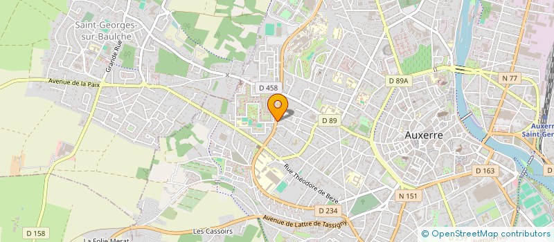 localisation de l'entreprise MADAME CATHY DUPOT à AUXERRE