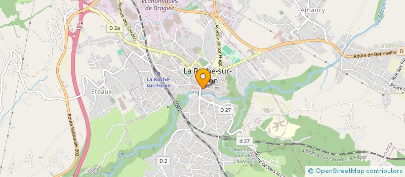 localisation de l'entreprise MADAME CATHY EVARD  LA ROCHE-SUR-FORON