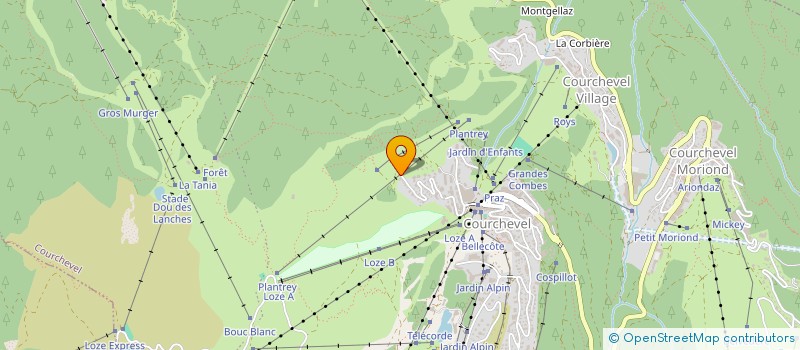 localisation de l'entreprise MADAME CATHY FECHOZ à COURCHEVEL