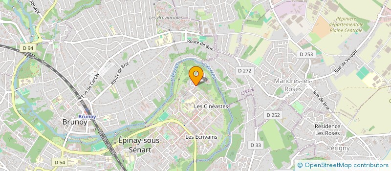 localisation de l'entreprise MADAME CATHY FERNANDES à EPINAY-SOUS-SENART