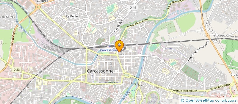 localisation de l'entreprise MADAME CATHY FERRER  CARCASSONNE