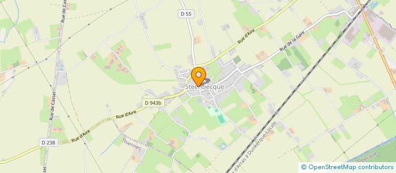 localisation de l'entreprise MADAME CATHY FLAMENT  STEENBECQUE