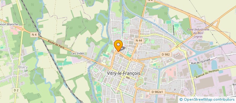 localisation de l'entreprise MADAME CATHY FOUTRY  VITRY-LE-FRANCOIS