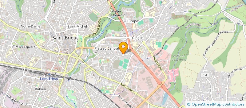 localisation de l'entreprise MADAME CATHY GARCIA à SAINT-BRIEUC