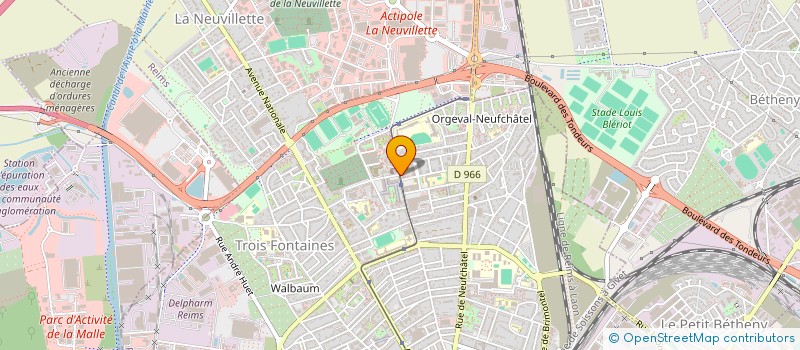 localisation de l'entreprise MADAME CATHY GAUDET  REIMS