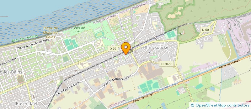 localisation de l'entreprise MADAME CATHY GOYER à DUNKERQUE