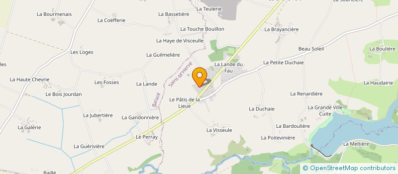 localisation de l'entreprise MADAME CATHY GRANGER  SAINT-M'HERVE