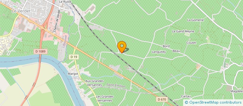 localisation de l'entreprise MADAME CATHY GRAVELINE  SAINT-EMILION