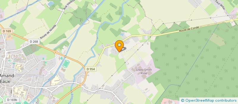 localisation de l'entreprise MADAME CATHY GREGEOIS à SAINT-AMAND-LES-EAUX