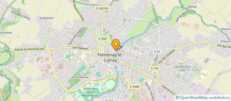 localisation de l'entreprise MADAME CATHY GUILLON à FONTENAY-LE-COMTE
