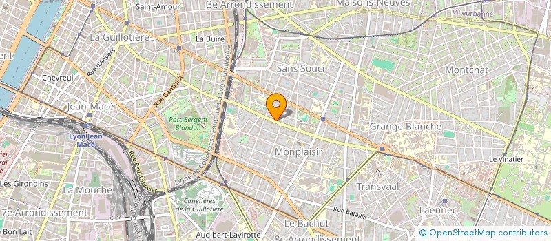 localisation de l'entreprise MADAME CATHY GUYARD  LYON