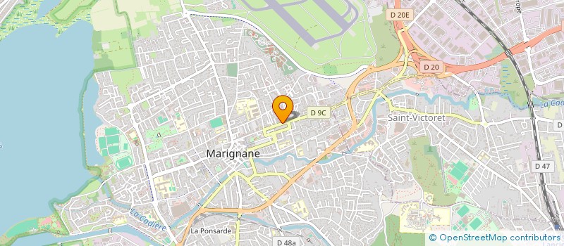 localisation de l'entreprise MADAME CATHY HAMELIN  MARIGNANE