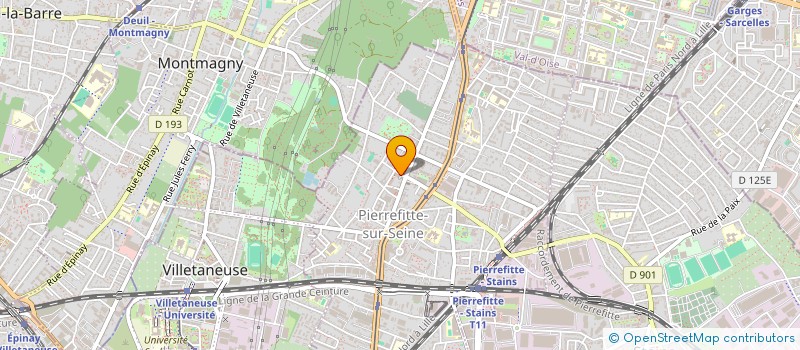 localisation de l'entreprise MADAME CATHY HAUTH  PIERREFITTE-SUR-SEINE