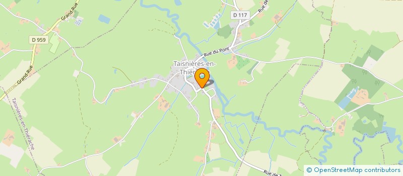 localisation de l'entreprise MADAME CATHY HAUW à TAISNIERES-EN-THIERACHE