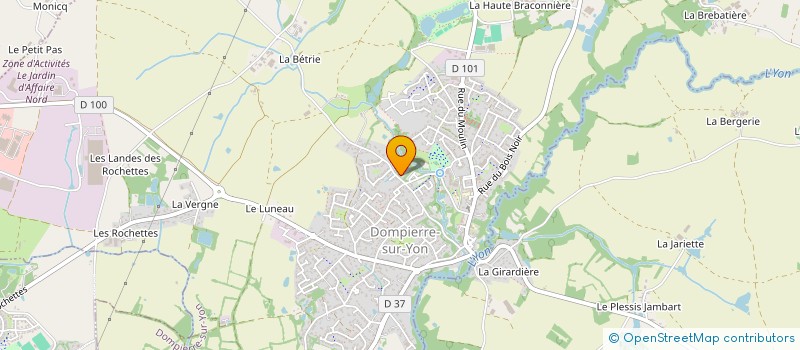 localisation de l'entreprise MADAME CATHY HERITEAU  DOMPIERRE-SUR-YON