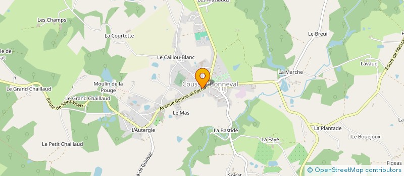 localisation de l'entreprise MADAME CATHY ISABELLE NOUAILLE  GLANDON