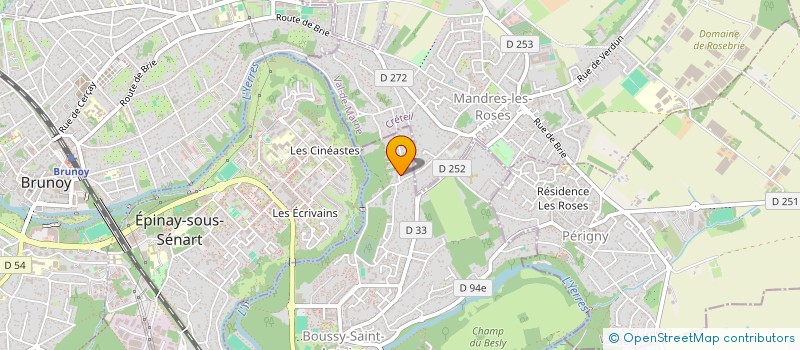 localisation de l'entreprise MADAME CATHY JANVIER  BOUSSY-SAINT-ANTOINE