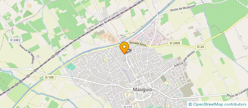 localisation de l'entreprise MADAME CATHY JEAN-ALPHONSE  MAUGUIO