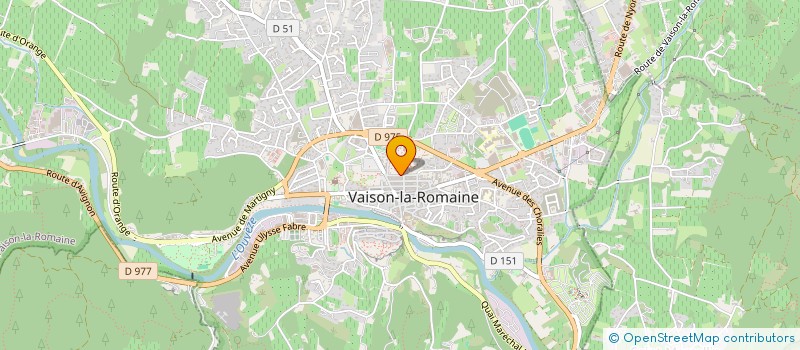 localisation de l'entreprise MADAME CATHY JEANNINE DUCATILLON  VAISON-LA-ROMAINE