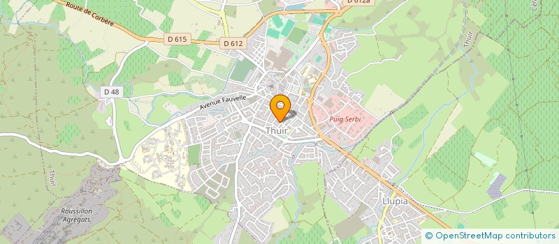 localisation de l'entreprise MADAME CATHY LADDADA  THUIR