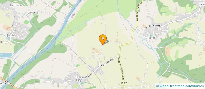 localisation de l'entreprise MADAME CATHY LARRONDE  ORIST