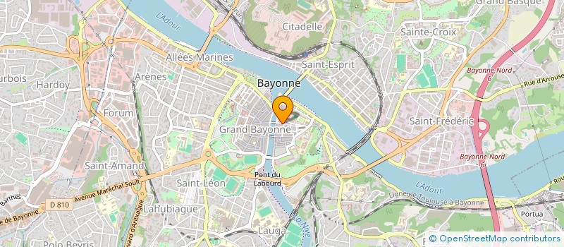 localisation de l'entreprise MADAME CATHY-LAURE CUBERO à BAYONNE