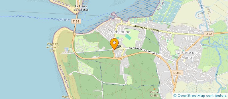 localisation de l'entreprise MADAME CATHY LE GAL  LA BARRE-DE-MONTS