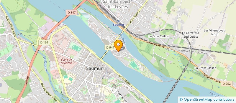 localisation de l'entreprise MADAME CATHY LEBOIS  SAUMUR