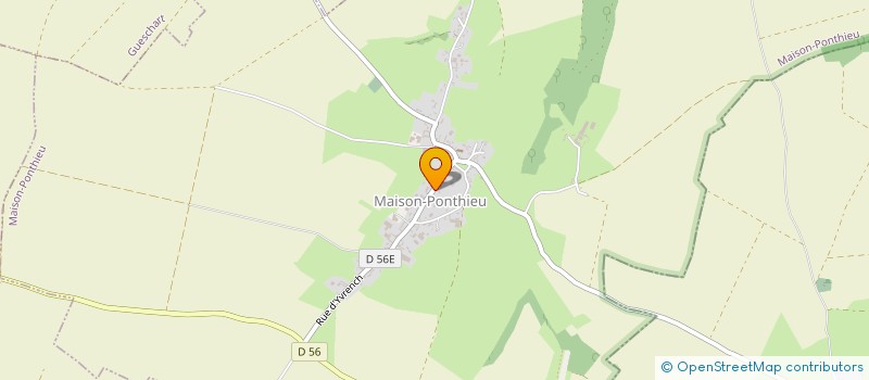 localisation de l'entreprise MADAME CATHY LESOT  MAISON-PONTHIEU