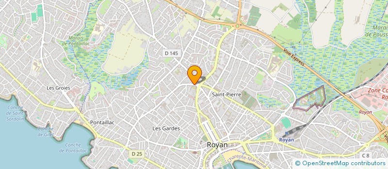 localisation de l'entreprise MADAME CATHY LETARD  ROYAN