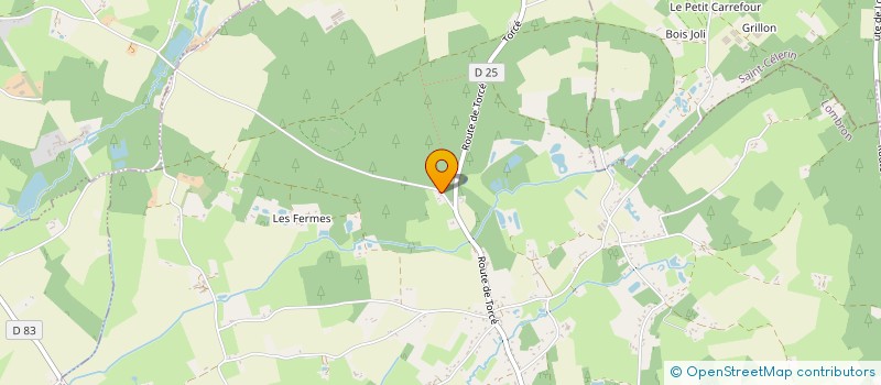 localisation de l'entreprise MADAME CATHY LEVIEIL  LOMBRON