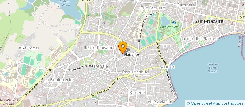 localisation de l'entreprise MADAME CATHY LIMOUZIN à SAINT-NAZAIRE