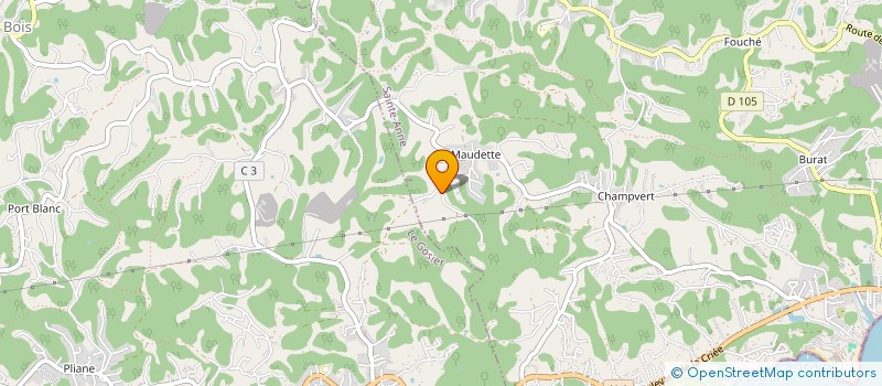 localisation de l'entreprise MADAME CATHY LOLOT  SAINTE-ANNE