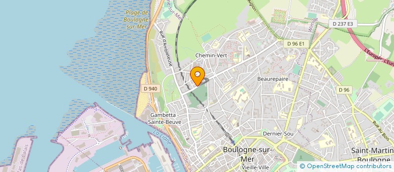 localisation de l'entreprise MADAME CATHY MALFOY  BOULOGNE-SUR-MER