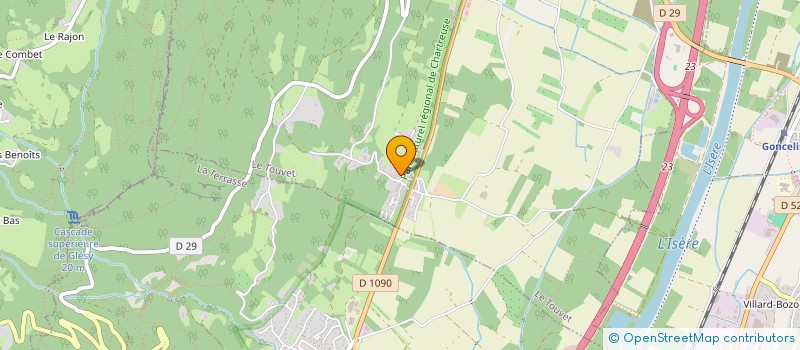 localisation de l'entreprise MADAME CATHY MARTINIE  LE TOUVET