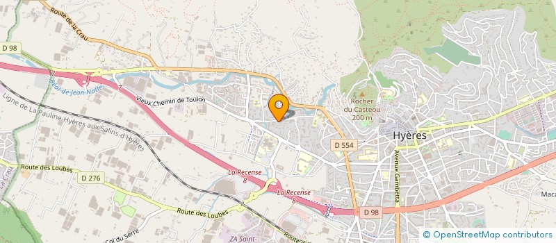 localisation de l'entreprise MADAME CATHY MORENO  HYERES