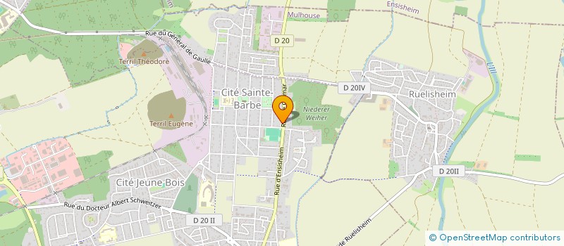 localisation de l'entreprise MADAME CATHY MOSS  WITTENHEIM