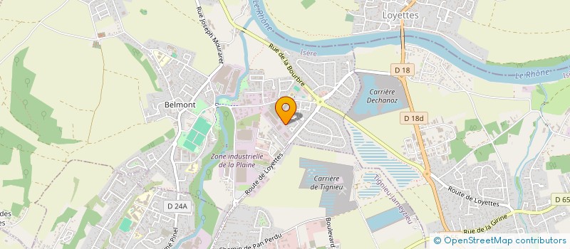 localisation de l'entreprise MADAME CATHY MULET-MARQUIS  CHAVANOZ