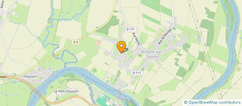 localisation de l'entreprise MADAME CATHY MYSIAKOWSKI  BRAGNY-SUR-SAONE