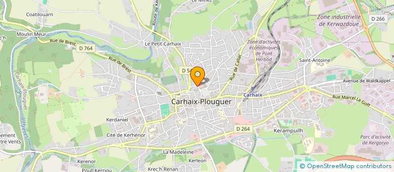 localisation de l'entreprise MADAME CATHY NOBE à CARHAIX-PLOUGUER