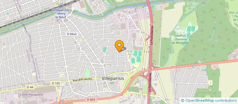 localisation de l'entreprise MADAME CATHY NOEL  VILLEPARISIS