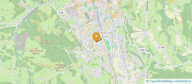 localisation de l'entreprise MADAME CATHY NOIZET  BAGNERES-DE-BIGORRE