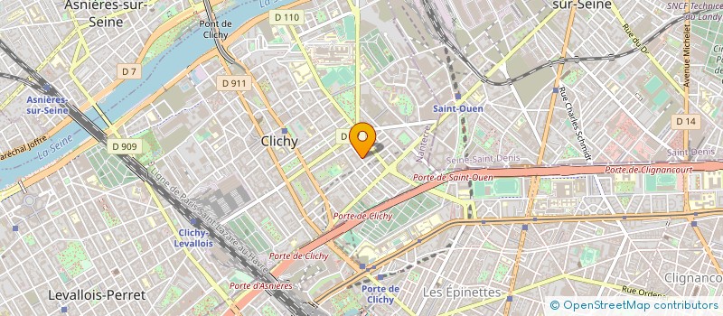 localisation de l'entreprise MADAME CATHY OCTOR à CLICHY