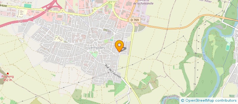 localisation de l'entreprise MADAME CATHY PAQUET  LEMPDES